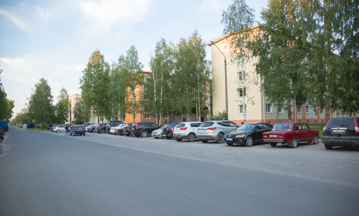 Типичная улица Мирного 